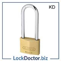 KML19106 ABUS 40mm 65 Series Brass Long Shackle Padlock