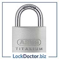 KML21572 ABUS Titalium 54TI Series 30mm Open Shackle Padlock