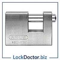 KML23942 ABUS Titalium 82TI Series Shutter (Sliding Shackle) Padlock 70mm KA 8519