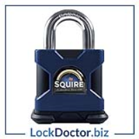 KML27239 SQUIRE SS50EM Marine Stronghold Open Shackle Padlock Body Only