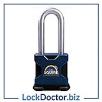 KML28729 SQUIRE LS64 Stronglock Long Shackle Padlock With Cylinder