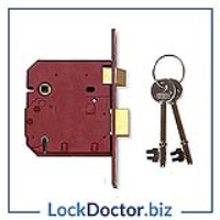 KML4508 UNION 2234 5 Lever Sashlock (79.5mm) c/w 2 Keys