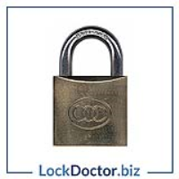 KMTRI38 38mm Locker Padlock (Keyed to Differ)