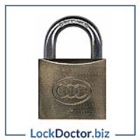 KMTRI50 50mm Locker Padlock (Keyed to Differ)