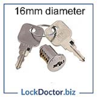 MLMCYL Removable 16mm Core with 2 keys for MLM Lehmann