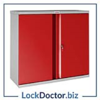 Phoenix 2 Door RED Steel Cupboard