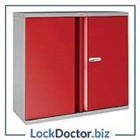 Phoenix 2 Door RED Steel Cupboard