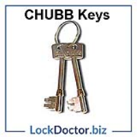 Replacment CHUBB 5 lever mortice key online by code or arrange a copy from www.lockdoctor biz