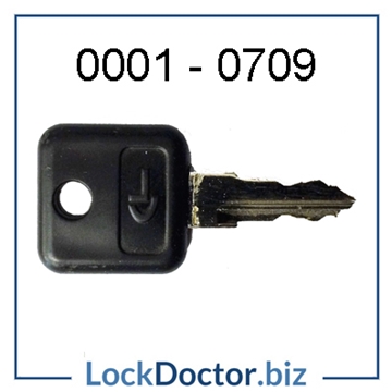 Silverline Cyberlock Key 0001-0709 
