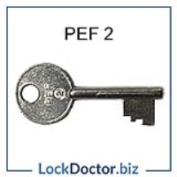 Squire Padlock Key PEF2