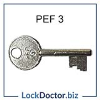 Squire Padlock Key PEF3