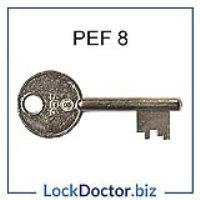 Squire Padlock Key PEF8