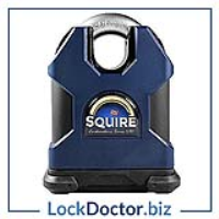 SQUIRE SS65CS Stronghold Steel Closed Shackle Padlock Keyed Alike