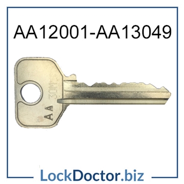 UK Suppliers of L&F Coin Return Keys AA12001 to AA13049