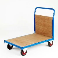 500 Series Platform Trolley - Single Wooden End