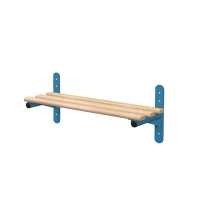 Wall Mounted Cloakroom Bench - Type F