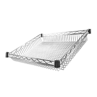 Eclipse Chrome Wire Sloping Basket (27 Degree)