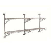 Eclipse Chrome Wire Cantilever Wall Shelving