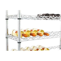 Eclipse Chrome Wire Wine Rack Shelving