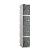 ULTRABOX Four Compartment Plastic Locker