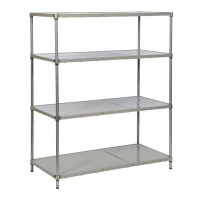 Eclipse Plastic Plus Shelving (Starter Bay 4 Shelves)