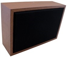 6W Traditional Cloth Fronted Wooden Effect Cabinet
