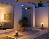 Cor-Ten Illuminated Bollards For Commercial Properties