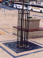 Steel Tree Grilles For Tree Protection