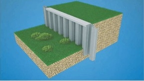 Low Maintenance Plastic Sheet Piling