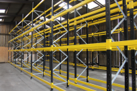 Structural Pallet Racking System With Steel Decks