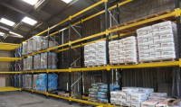 Structural Pallet Racking System With Fitted Fork Entry Bars