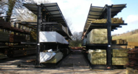 Timber Storage Racking System With Head Guards