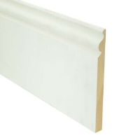 18 x 219mm fin. Primed MDF Ogee Skirting