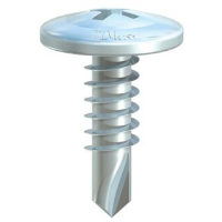 Timco 4.2 x 16mm Self Drilling Wafer Head Screw Zinc Plated Box Of 1000