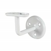 Handrail Bracket 3" White Bulk Pack of 8