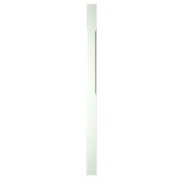 White Primed Half Stop Chamfered Newel Post 46 x 91 x 1500mm