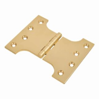 100mm Parliament Hinge Polished Brass (Pack of 2)