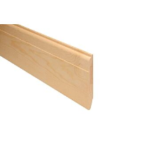 19 x 150mm Nom. (15 x 144mm fin.) Ovolo/Chamfered Dual Skirting No.600