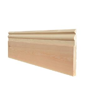 25 x 275mm Nom. (21 x 249mm fin.) 2 Part Ogee Skirting No.681