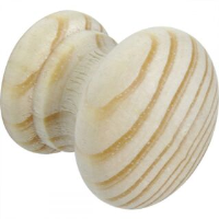 Wooden Knob 40mm Pine Pack of 2