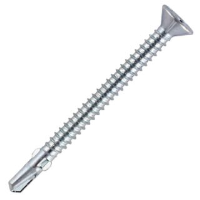 Timco 5.5 x 130mm Self Drilling Wing Tip Screw Zinc Plated Box Of 100