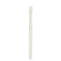 White Primed One Piece Newel Turning 1500 x 91mm