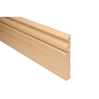 25 x 175mm Nom. (21 x 168mm fin.) Ogee Skirting No.681/7