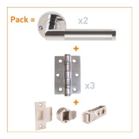 Roller Door Handle Latch Pack - Privacy