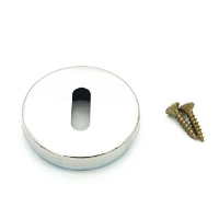 Lock Escutcheon Polished Nickel