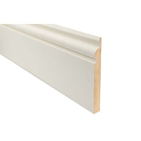 18 x 119mm fin. Primed MDF Ogee Skirting