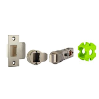 Jigtech 57mm Backset Smart Privacy Tubular Latch Satin Nickel Plated