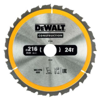 DeWalt Circular Saw Blade 216mm 30mm Bore 24 Teeth