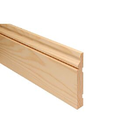 25 x 150mm Nom. (21 x 145mm fin.) Ogee Skirting No.584/6