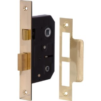 Mortice Bathroom Lock Electro Brass 76mm